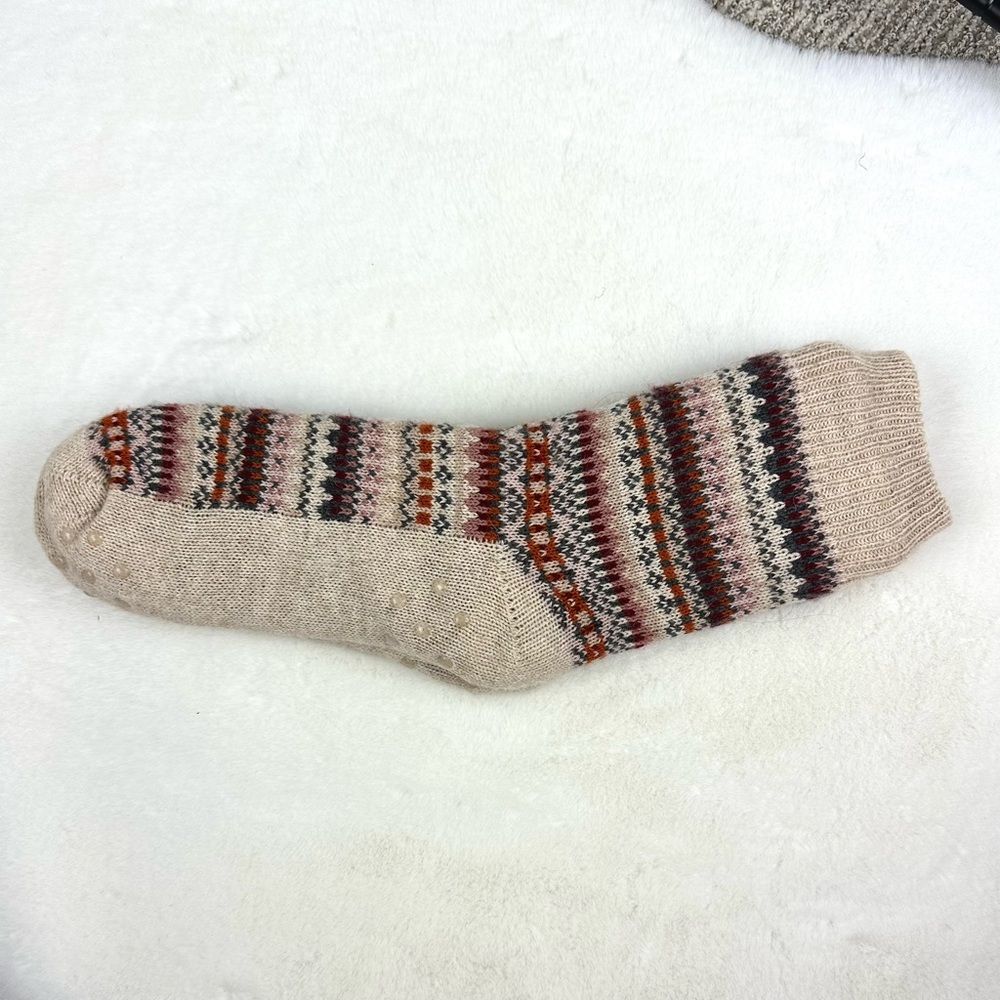 Indigo Sherpa Lined Reading Socks